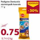 Allahindlus - Pedigree Dentastix
närimispulk koerale
77 g