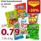 Allahindlus - Vidal kummikommid
ja nätsud
100 g