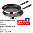 Allahindlus - 1.Pann Tefal, Jamie Oliver 20 cm - 22,49; 2.PannTefal, Jamie Oliver 26 cm - 25,95 cm