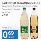 Allahindlus - GASEERITUD KARASTUSJOOK 1,5 L