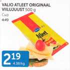 VALIO ATLEET ORIGINAAL VIILUJUUST  500 G