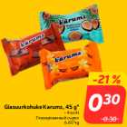 Glasuurkohuke Karums, 45 g*