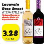 Allahindlus - Lauavein Rose Sweet al 12,5%,0,75L, 2sorti