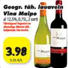 Allahindlus - Geogr. täh. lauavein Vina Mairo al 12,5%,0,75L,2sorti