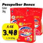 Allahindlus - Pesupulber Bonux Color 2 kg