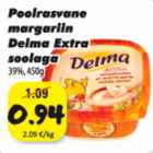 Allahindlus - Poolrasvane margariin Delma Extra soolaga