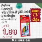 Allahindlus - Faber-
Castell
värvilised pliiatsid +
teritaja
erinevad värvid
12 tk