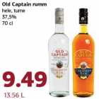 Allahindlus - Old Captain rumm
hele, tume
37,5%
70 cl