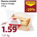 Allahindlus - Mamma eineleib
singi ja munaga
210 g