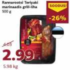 Allahindlus - Rannarootsi Teriyaki
marinaadis grill-liha
500 g