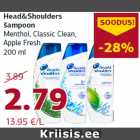 Allahindlus - Head&Shoulders
šampoon