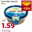 Allahindlus - Saare Hõbe silgusült
300 g