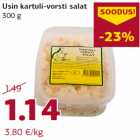 Allahindlus - Usin kartuli-vorsti salat
300 g