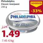 Allahindlus - Philadelphia
Classic toorjuust
200 g