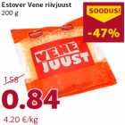 Allahindlus - Estover Vene riivjuust
200 g