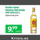 Kuuba rumm Havana Club Anejo 3YO