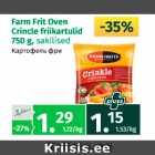 Allahindlus - Farm Frit Oven Crincle friikartulid 750 g