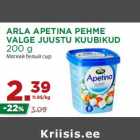 Allahindlus - ARLA APETINA PEHME
VALGE JUUSTU KUUBIKUD
200 g