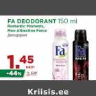 Allahindlus - FA DEODORANT 150 ml