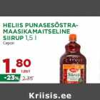 Allahindlus - HELIIS PUNASESÕSTRAMAASIKAMAITSELINE
SIIRUP 1,5 l