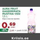 Allahindlus - AURA FRUIT
GASEERIMATA
MUSTIKA VESI
1,5 L