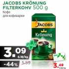 Allahindlus - JACOBS KRÖNUNG
FILTERKOHV 500 g