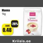 Allahindlus - Manna
1kg