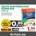 BOSTO AURTÖÖDELDUD 
SÕMER RIIS 
500 g