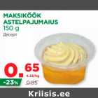 Allahindlus - MAKSIKÖÖK 
ASTELPAJUMAIUS