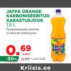 Allahindlus - JAFFA ORANGE 
KARBONISEERITUD 
KARASTUSJOOK 
1,5 L