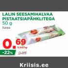 Allahindlus - LALIN SEESAMIHALVAA 
PISTAATSIAPÄHKLITEGA 
50 g