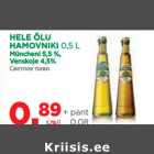 HELE ÕLU 
HAMOVNIKI 0,5 L