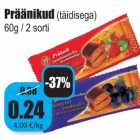 Allahindlus - Präänikud (täidisega)
60g / 2 sorti