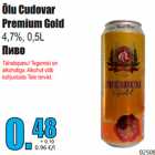 Õlu Cudovar
Premium Gold