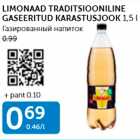 LIMONAAD TRADITSIOONILINE GASEERITUD KARASTUSJOOK 1,5 L