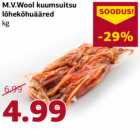 Allahindlus - M.V.Wool kuumsuitsu
lõhekõhuääred
kg