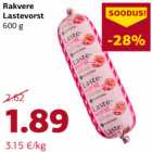 Rakvere
Lastevorst
600 g