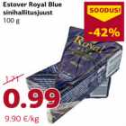 Allahindlus - Estover Royal Blue
sinihallitusjuust
100 g