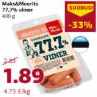 Allahindlus - Maks&Moorits
77,7% viiner
400 g