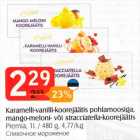 Allahindlus - Karamelli-vanilli-koorejäätis pohlamoosiga, mango-meloni- või stracciatella-koorejäätis