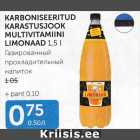 KARBONISEERITUD KARASTUSJOOK MULTIVITAMIINI LIMONAAD 1,5 L