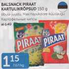 BALSNACK PIRAAT KARTULIKRÕPSUD 150 G