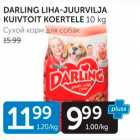 Allahindlus - DARLING LIHA-JUURVILJA KUIVTOIT KOERTELE 10 KG