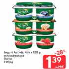 Jogurt Activia, 4 tk x 120 g