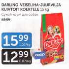 DARLING VEISELIHA-JUURVILJA KUIVTOIT KOERTELE 15 kg