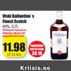 Allahindlus - Viski Ballantine´s
Finest Scotch
