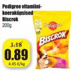 Allahindlus - Pedigree  vitamiinikoeraküpsised Biscrok 200 g