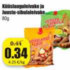 Allahindlus - Küüslauguleivake ja
Juustu-sibulaleivake
80g