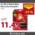 Allahindlus - Air Wick Mulled Wine
lõhnavaha komplekt
1 tk