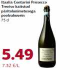 Allahindlus - Itaalia Contarini Prosecco
Treviso kaitstud
päritolunimetusega
poolvahuvein
75 cl